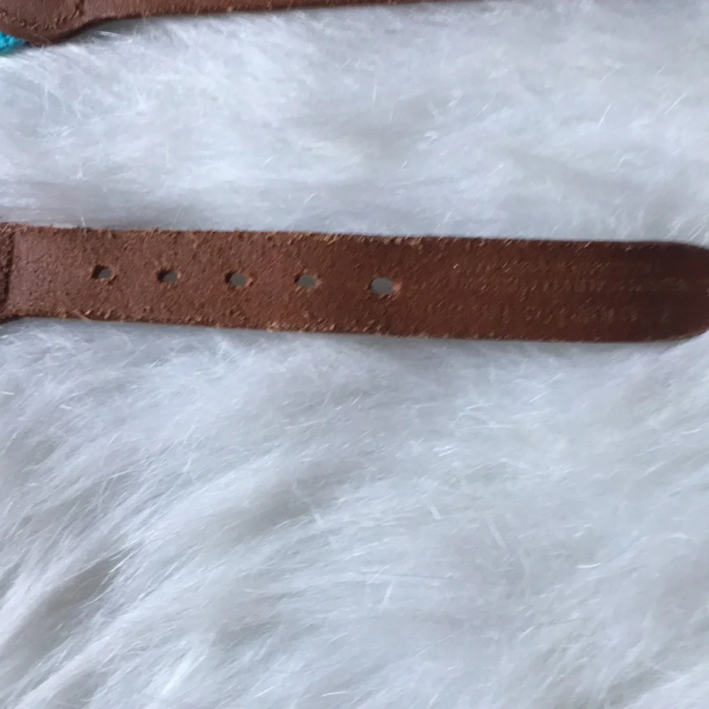 Leather Man Ltd leather belts size 26 handmade in Essex, Connecticut USA US made